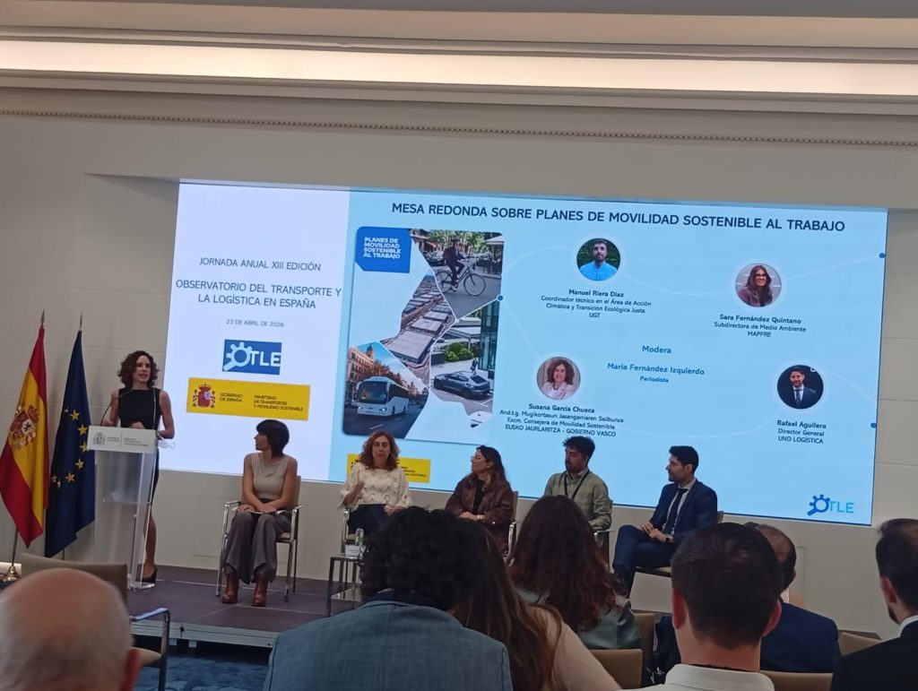 CONSULTORA ALOMÓN, PRESENTE EN LA XIII JORNADA ANUAL DEL OTLE SOBRE PLANES DE MOVILIDAD SOSTENIBLE AL TRABAJO